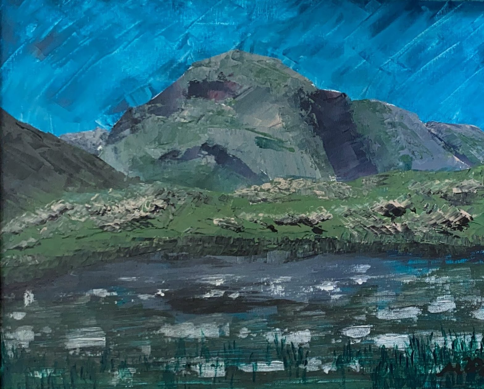 Great Gable Post Impressionist Painting