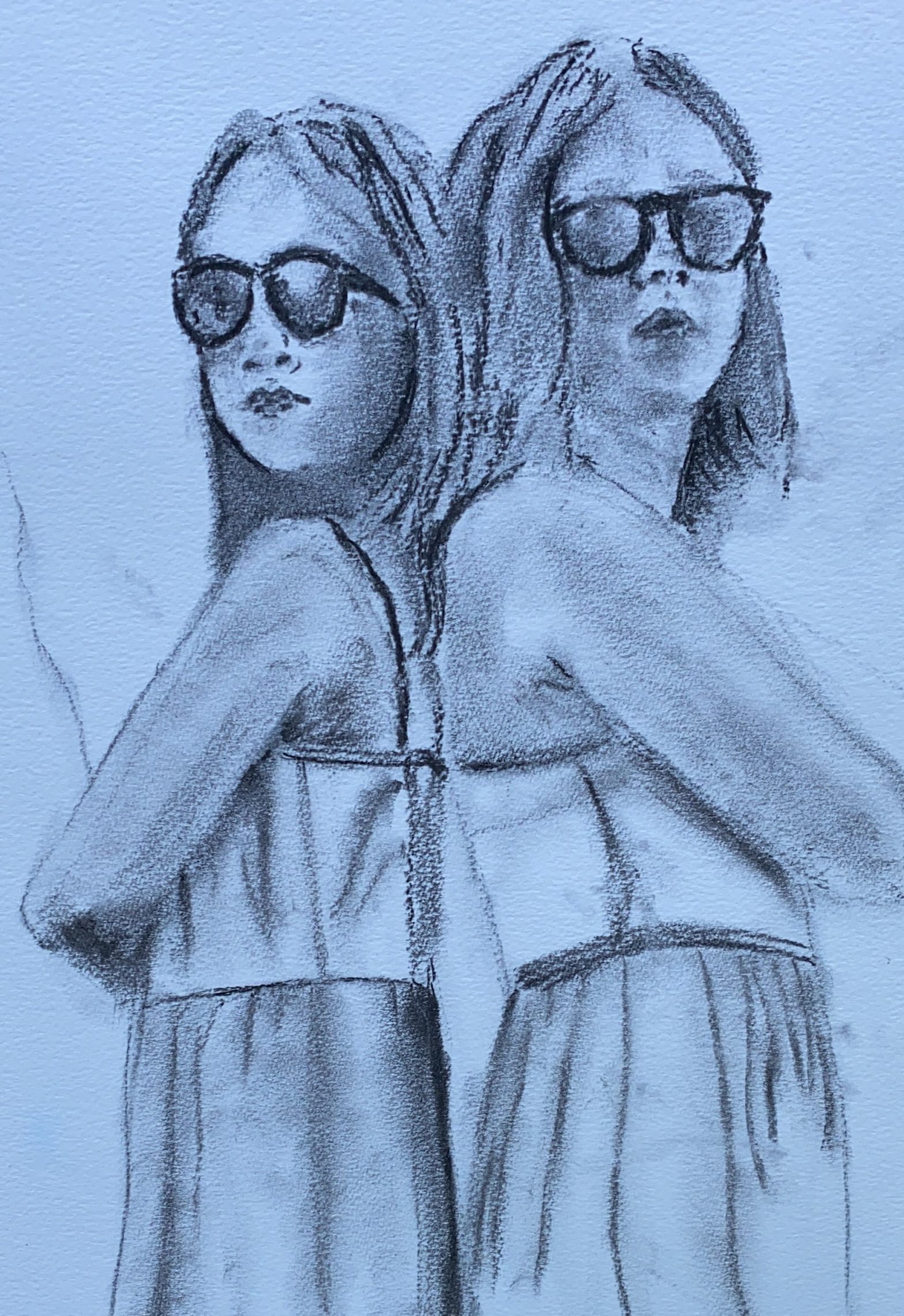 Don’t Mess with Us –  Charcoal Sketch