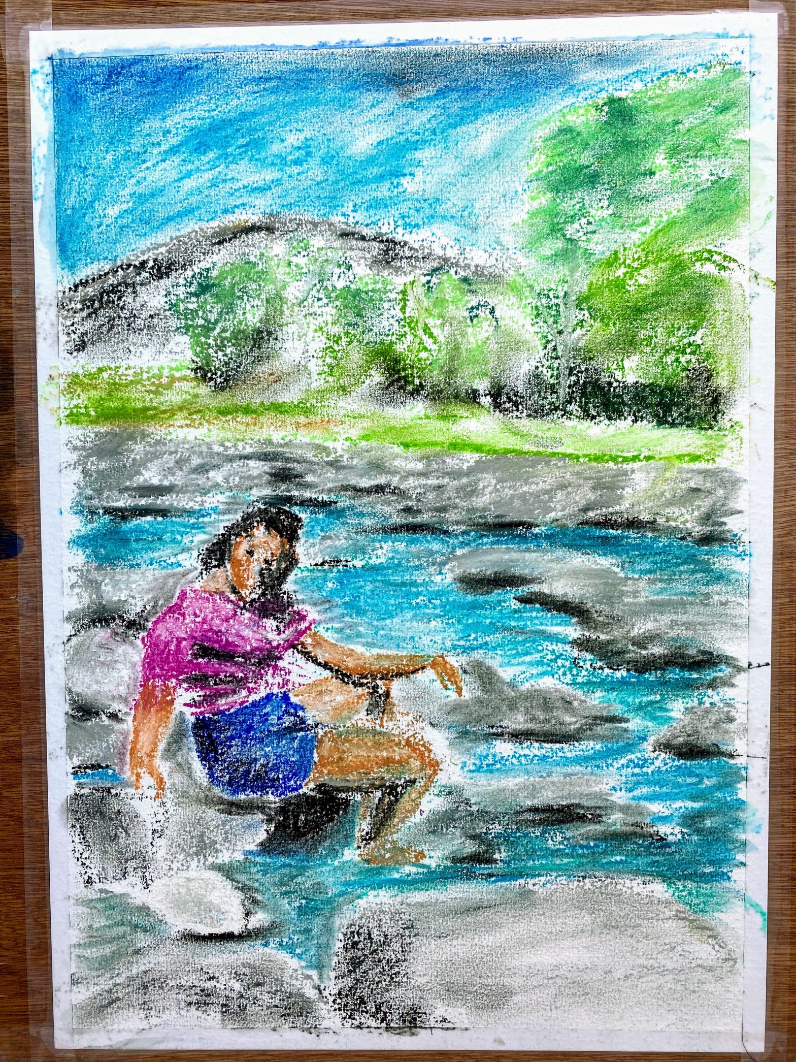 31 – Girl by Stream in Lake District